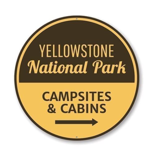 24" Yellowstone Sign