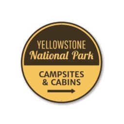 12" Yellowstone Sign